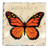 CounterArt "Monarch" Tumbled Tile Coasters (Set of 4)
