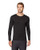 Mens Lightweight Baselayer Crew Top Black Size Medium