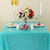 Zdada Aqua Green Sequin Tablecloth Wedding Party Table Cloth Sparkly Overlay Table Cover-60x102