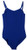 Capezio Big Girls Team Basic Camisole Leotard W Adjustable StrapsRoyalM 8-10