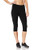 Jockey Womens Judo Legging with Wide Waistband Deep Black X-Large