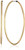 GUESS Basic Gold Large Endless Hoop Earrings
