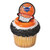 NBA Charlotte Hornets Cupcake Topper Rings Party Favors - Pack of 24