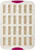 Trudeau 24 Slot Mini Bar Pan Silicone Bakeware Confetti White