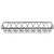 HUBERT Wire Basket Rectangular Nickel Powder-Coated Steel - 18L x 6W x 2H