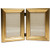 4x6 Hinged Double Sutter Burnished Gold Picture Frame