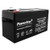 PowerStar 12V 1_3Ah PS1212 Rechargeable Replacement SLA Battery
