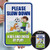 SmartSign Please Slow Down - Kids and Dogs at Play Sign  12 x 18 3M Engineer Grade Reflective Aluminum SmartSign Please Slow Down - Kids and Dogs at Play Sign  12 x 18 3M Engineer Grade Reflective Aluminum