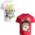 RYANS WORLD Little Boys 2 Pack Graphic Short Sleeve T-Shirt WhiteRed 6