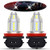 BOODLIED H8 H9 H11 LED Fog Light Bulbs 1600Lumens 360° Beam Super Bright 3030 30-SMD Chips 6000K White LED Lamp for Fog Lights or DRL Lights_2-Pack_