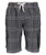 Kanu Surf Mens Echelon Swim Trunks Regular  and  Extended Sizes Flex Charcoal 4X