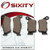 Sixity Front Rear Organic Brake Pads 2000-2004 for KTM 640 Supermoto Set Full Kit LC4-E Complete