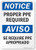 SmartSign Notice - Proper PPE Required Bilingual Sign  7 x 10 Aluminum