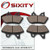 Sixity Front Rear Organic Brake Pads 2006 for Harley Davidson FXDLI Dyna Low Rider Set Full Kit Cast Wheels Complete