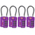TSA Approved Cable Luggage Locks Re-settable Combination with Alloy Body