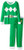 Power Ranger Boys Toddler Mighty Morphin Pajama Set green 3T