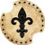 Thirstystone Fleur de Lis II Car Cup Holder Coaster, 2-Pack