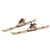 Abbott Collection 27-LODGE/5012 S/2 Ivory w/Ski Boots-10 L, Multi-Color