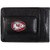 NFL Siskiyou Sports Mens Kansas City Chiefs Leather Cash  and  Cardholder One Size Black