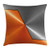 Ambesonne Orange and Grey Throw Pillow Cushion Cover 3D Style Machinery Structure Image Detailed Vivid Modern Contrast Colors Decorative Square Accent Pillow Case 18 X 18 Orange Gray