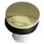 LASCO 03-4903PB Tip-Toe Style 3/8-Inch Thread Bathtub Drain Stopper, Polished Brass