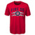 MLS Chicago Fire Boys Performance Short Sleeve Tee LargeSize 14-16 Red