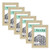MCS Industries MCS 4x6 Inch 6-Pack Natural Woodgrain Gallery Essential Frame 4x6