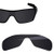 BlazerBuck Anti-salt Polarized Replacement Lenses for Oakley Turbine Rotor OO9307 - Black