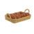 Wicker Storage Basket Brown Plastic Rectangular - 14 58 L x 10 12 W x 2 12 D