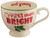 Lenox Home for The Holidays Coffee and Cake Mug, Ivory