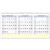 AT-A-GLANCE 2020 Wall Calendar 3-Month Display QuickNotes 23-12 x 12 Large Horizontal PM1528