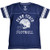 NCAA Penn State Nittany Lions Girls V Neck Short Sleeve Football Tee Size 8-10 Small Navy