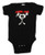 Pearl Jam Stickman Infant Baby Romper Snapsuit 6 Months Black
