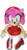 GE Animation GE-52635 Sonic The Hedgehog 9 Amy Rose in Red Dress Stuffed Plush