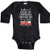 inktastic Future Firefighter Like Daddy Long Sleeve Creeper 6 Months Black