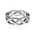 AeraVida Waves of Celtic Knots Eternity Band _925 Sterling Silver Ring 9