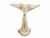 Hampton Nautical Aged White Cast Iron Decorative Whale Tail Hook 5 - Decorative Wall Hook - Coa
