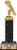 11 Microphone Trophies - Black Midnight Microphone Trophy Awards Prime