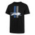 OTS NFL Detroit Lions Mens Rival Tee Black Legacy Logo XX-Large
