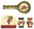 ACK Tuscany Grapevine Hand Painted Ceramic Table Top Set 8402528