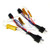 O-NEX LED Resistor Kit H4 (9003 HB2) Relay Harness Adapter Anti Flicker Error Decoder Warning Canceller