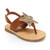 carters Girls Juliet Hook and Loop Sandal Brown 7 Toddler
