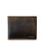 Fossil Mens Wade Leather Bifold Flip ID Wallet Black