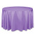 LinenTablecloth 108-Inch Round Satin Tablecloth Lavender
