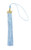 Ruwado Year Academic Graduation Tassel with 2021 Charm Silk Soft Handmade Cap Tassel Accessories for Graduate Cap Hats Ceremony Decoration Ceremonies Souvenir Light Blue 2021