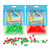 Perler Beads Fuse Beads for Crafts Colourful Fuse Beads 2000 Pcs Art Kit for Kids 6-12 Craft Kids for Ages 6-12 red  and  Green