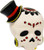 Bone Colored Sugar Skull Bank from Sourpuss Clothing