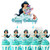 21 pcs Decorations for Aladdin Cake Topper Cupcake Toppers Jasmine Birthday Party Topper for Children