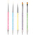 Nail Art Brushes 5 Pcs Double Ended Nail Liner Brush Dotting Pen Nail Art Point Drill Drawing Tools Nail Art Brushes 5 Pcs Double Ended Nail Liner Brush Dotting Pen Nail Art Point Drill Drawing Tools