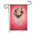 LYT Valentines Pink Rose Garden Flag Double Sized Vertical for Valentines Day Couple Anniversary Wedding Yard Decoration12_5 x 18 Inch